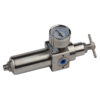Pneumatic SS316 Stainless Steel Compressed (SFR200) Air Filter and Air Regulator - Image 2
