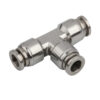 Union Tee Stainless Steel Pneumatic Fittings (SSPE)  T Type Connector T Shape Pipe Fittings - Image 2